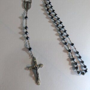ANTIQUE St Jude Thaddeus St Medal Dominican Father Chicago, IL ROSARY Sterling